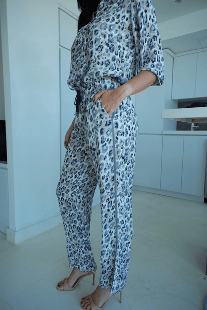 ANIMAL PRINT PANT SET