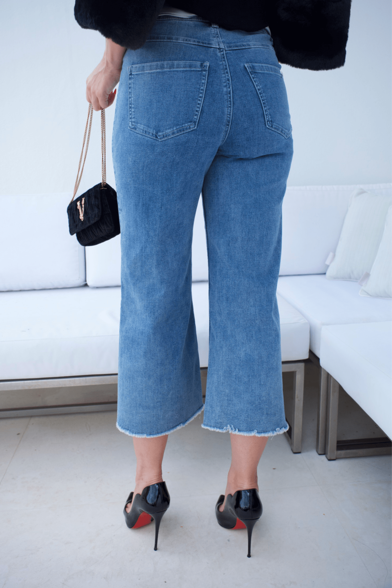 Riviera Light Crop Denim